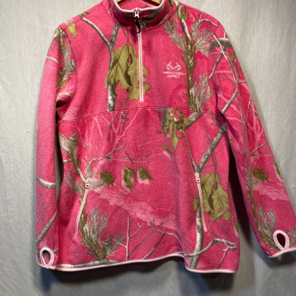 REAL TREE CAMO FLEECE PULLOVER SIZE XL - Picture 4 of 8